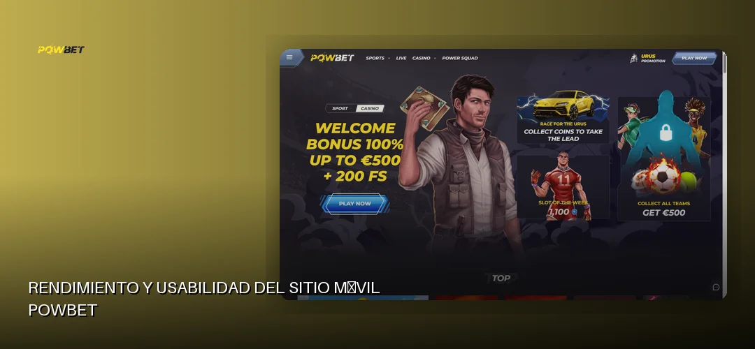Powbet promotional banner