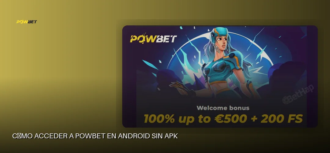 Powbet promotional banner