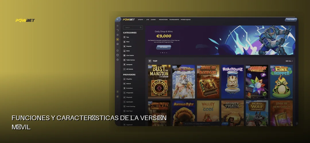 Powbet promotional banner