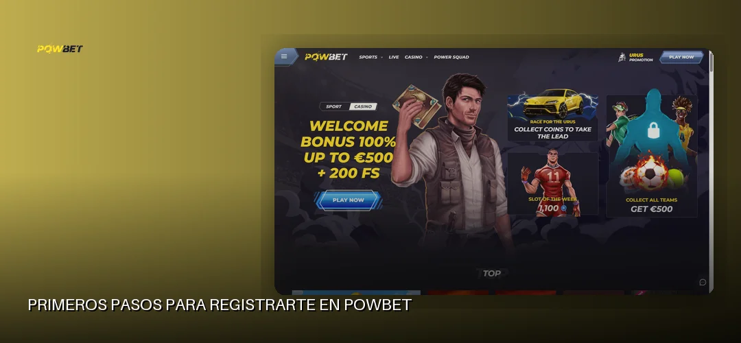 Powbet promotional banner