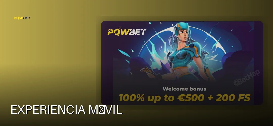 Powbet promotional banner