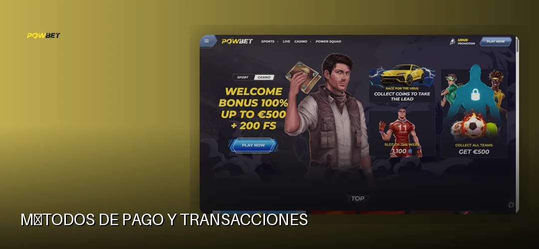 Powbet promotional banner
