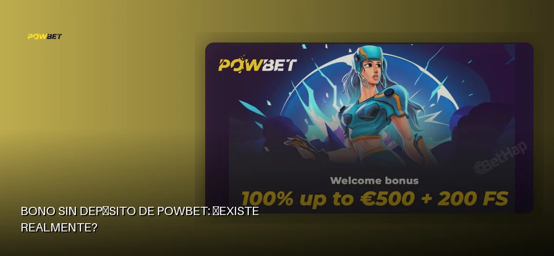 Powbet promotional banner